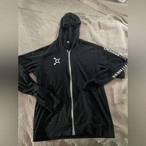Orangetheory full zip dark gray black